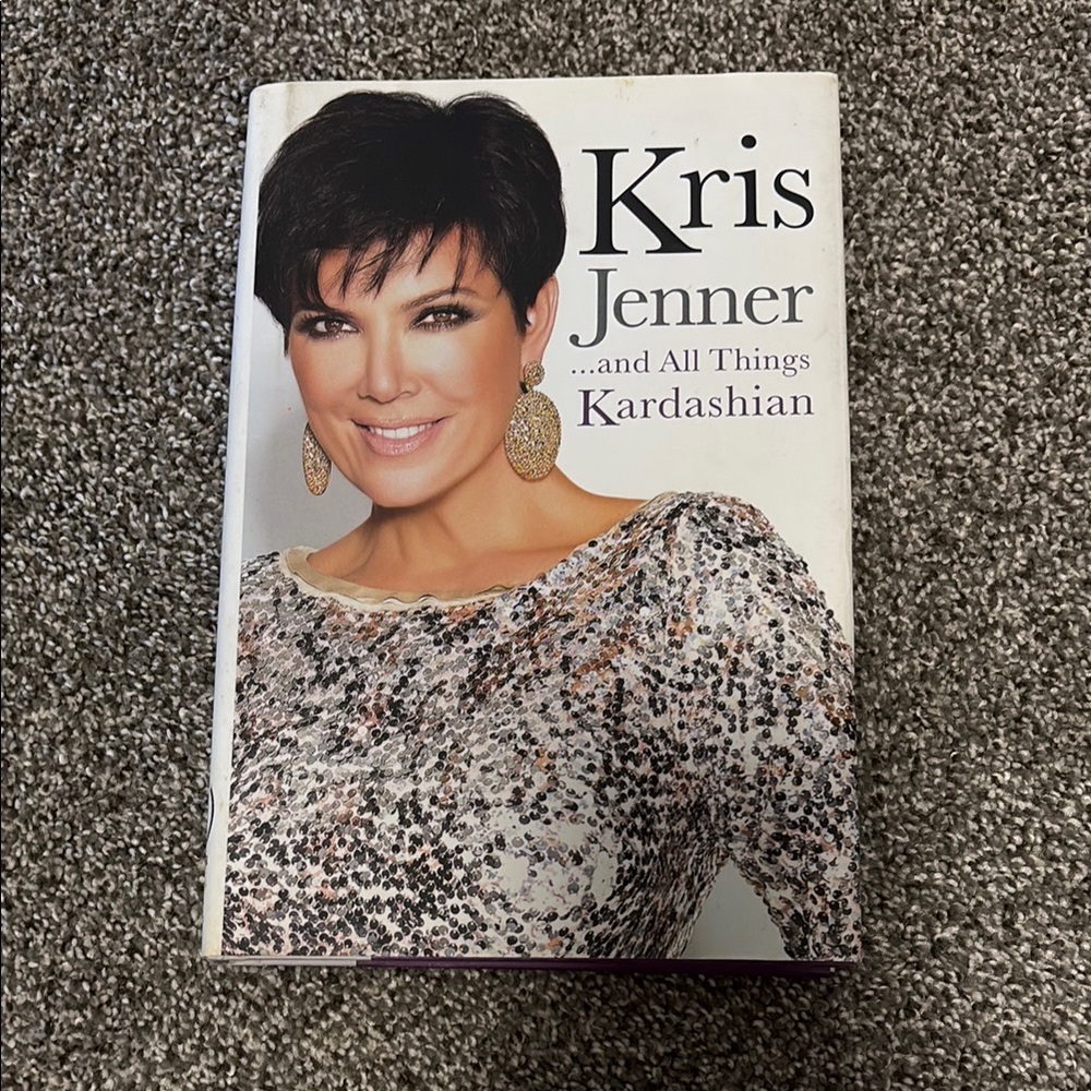 Kris Jenner Book - Black and White Cover